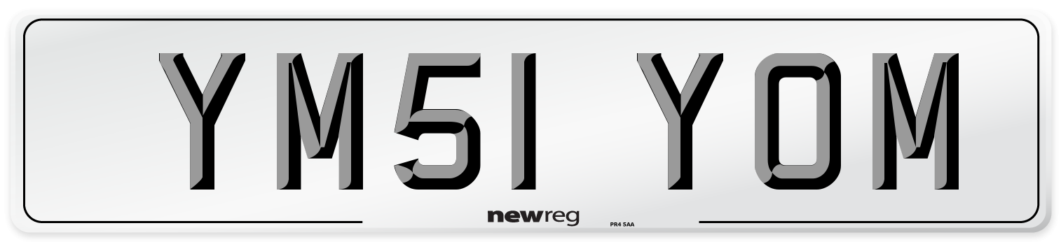 YM51 YOM Number Plate from New Reg